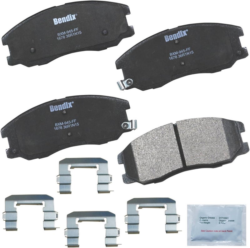 Bendix بطانات فرامل أمامية نصف معدنية Priority1 CFM1678 لسيارة شيفروليه كابتيفا سبورت 2015-2014 - Image 1